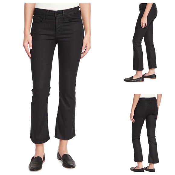 Frame Denim Denim - Frame • Le Crop Mini Boot Black Jeans Carter NWOT